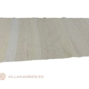 Villan vaip valge, kollaka triibuga 70 x 170cm - Image 4