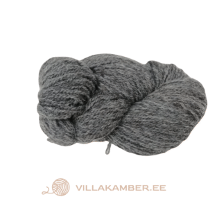 Poolkammlõng 100% lambavill, S keeruga 2x, roheline/hall/valge