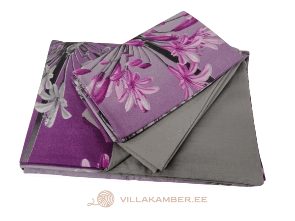 Voodipesukomplekt lilleline