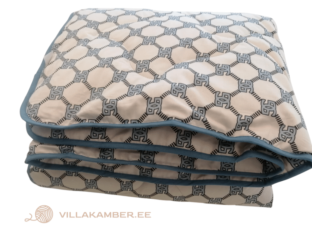Lambavillatekk 150 x 200 cm mustriga