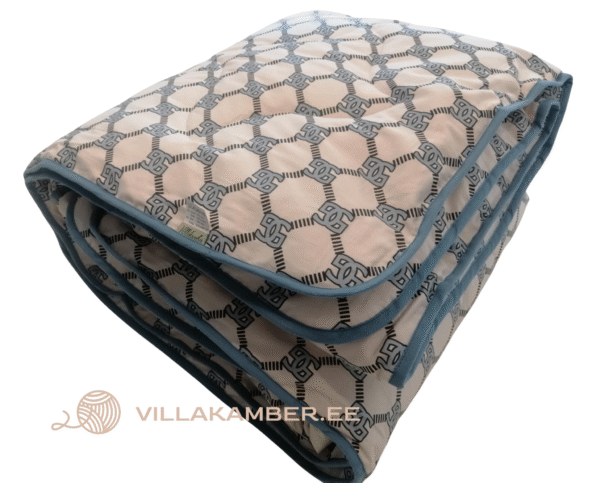 Lambavillatekk 150 x 200 cm mustriga