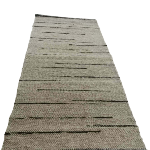 Villane vaip hall tumedate triipudega 70 x 143cm